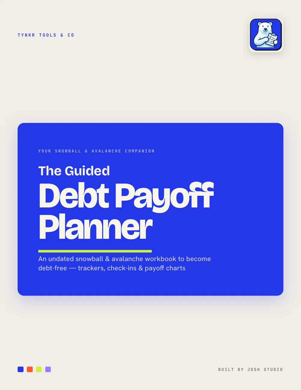 The Guided Debt Payoff Planner — cover