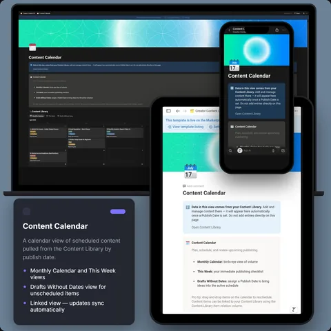 Content Calendar