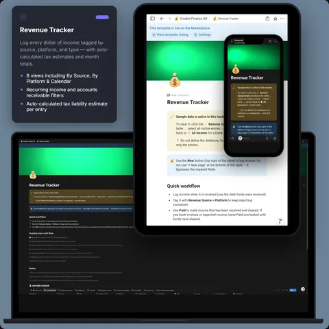 Revenue Tracker