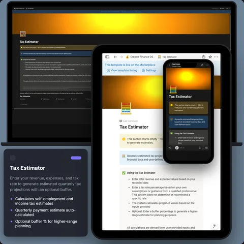 Tax Estimator