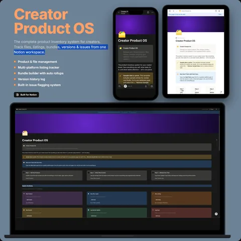 Creator Product OS · Hero