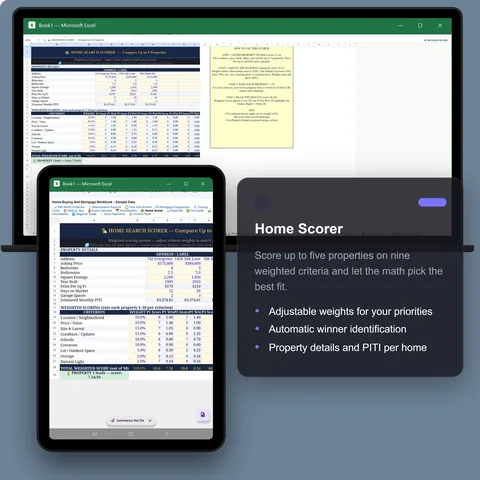 Excel · Home Scorer