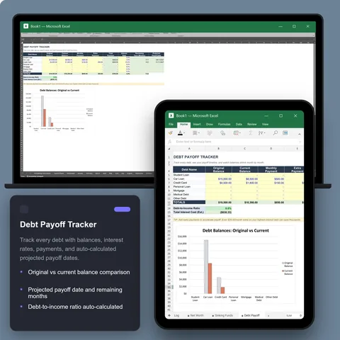 Excel · Debt Payoff