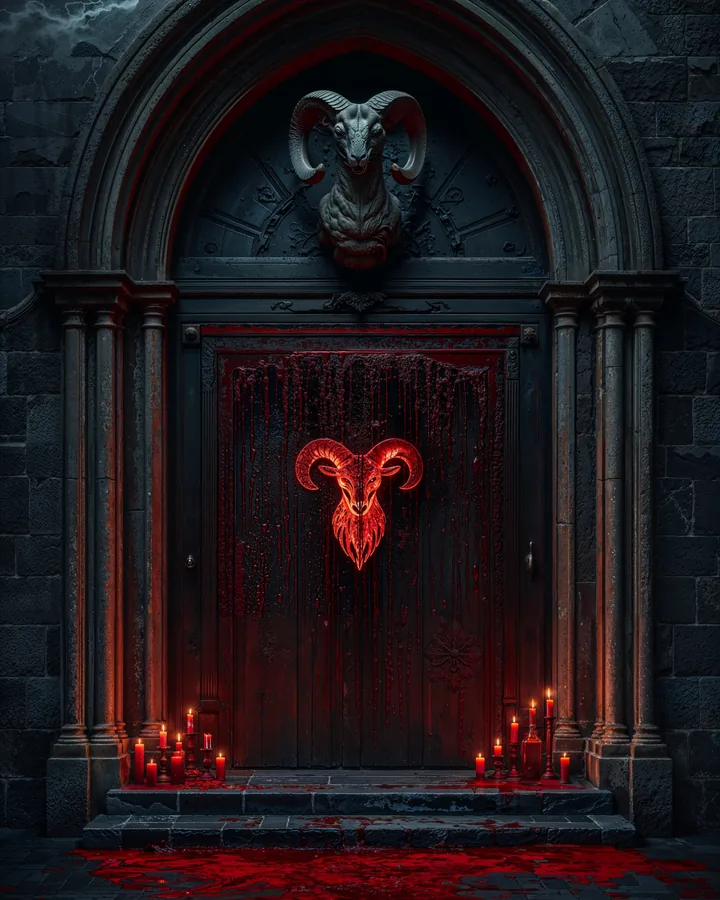 Halloween variant 2 — Aries Zodiac Art Print