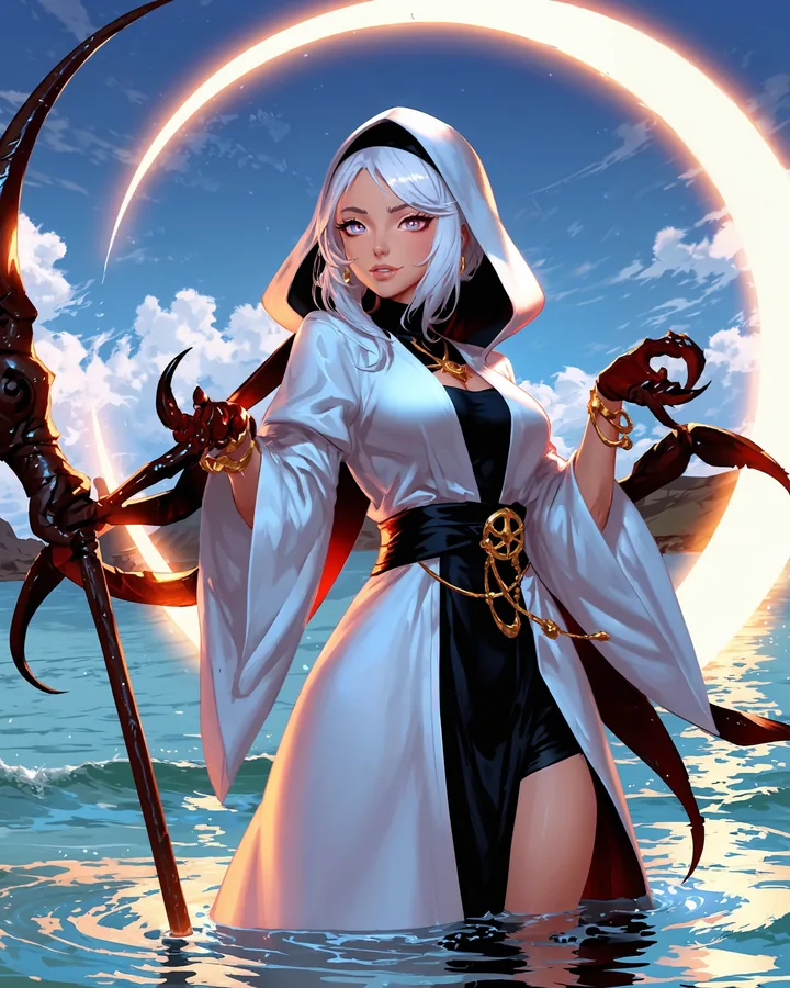 Anime variant 1 — Cancer Zodiac Art Print