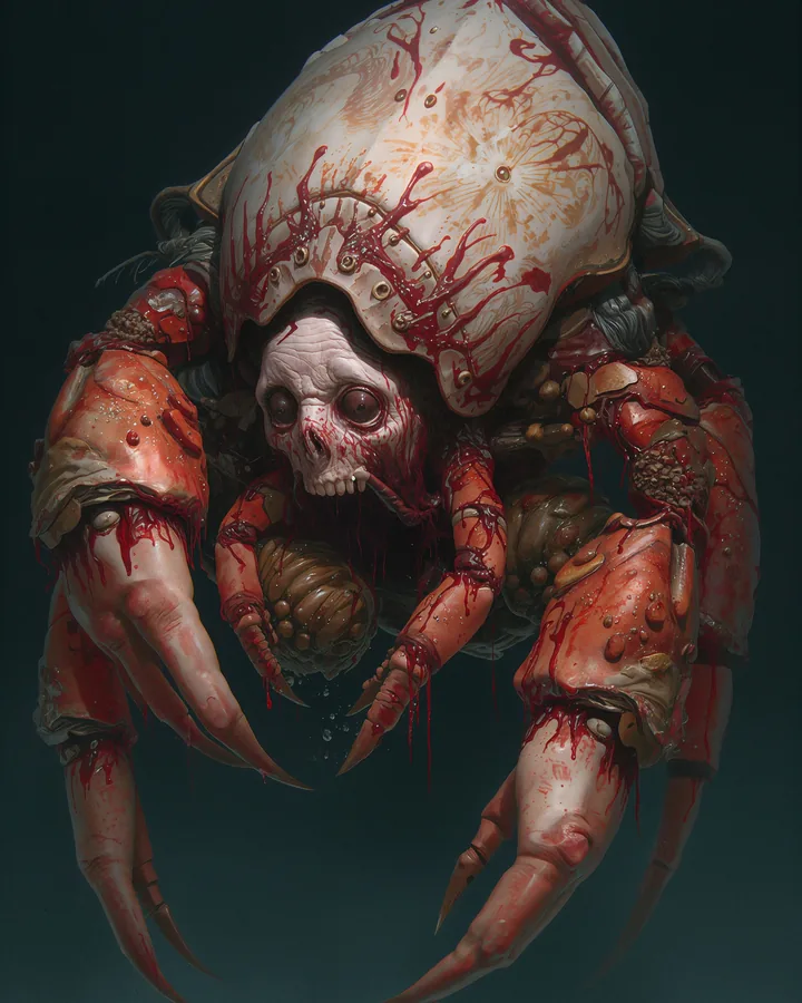 Halloween Horrors variant 1 — Cancer Zodiac Art Print