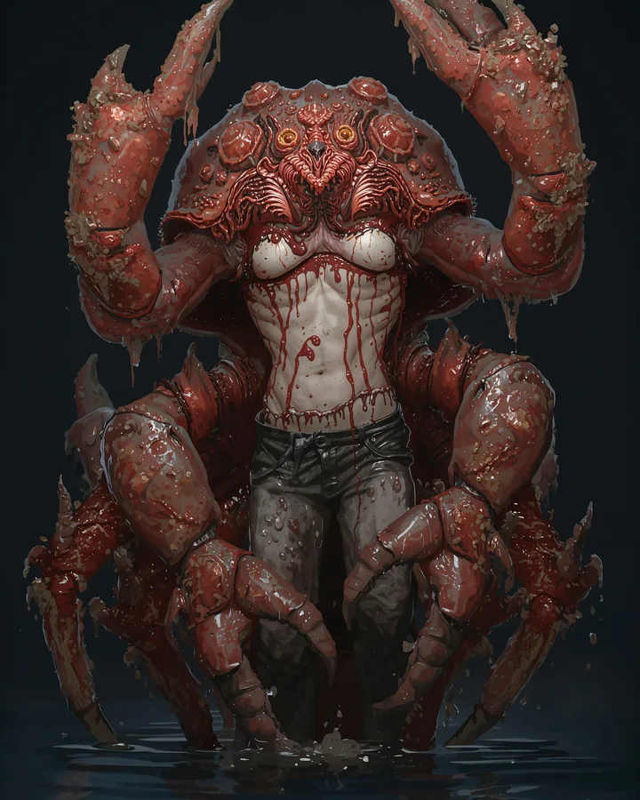 Halloween Horrors variant 2 — Cancer Zodiac Art Print