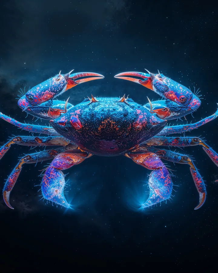 Hyper Realistic variant 1 — Cancer Zodiac Art Print