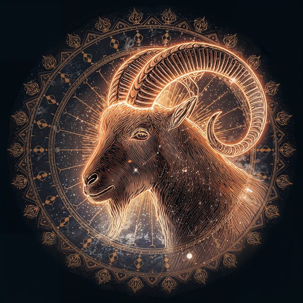 Capricorn Sea-Goat Digital Art Print