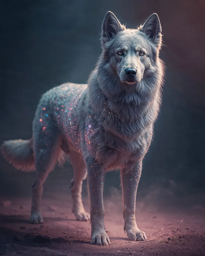Dog Chinese Zodiac Art Print — Hyper-Realistic — Lunar Guardians variant 3