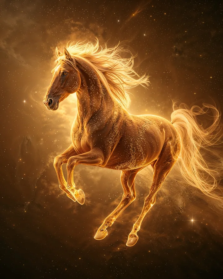 Year of the Horse Chinese Zodiac Art Print — hero design