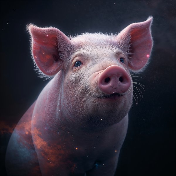 Pig Chinese Zodiac Art Print