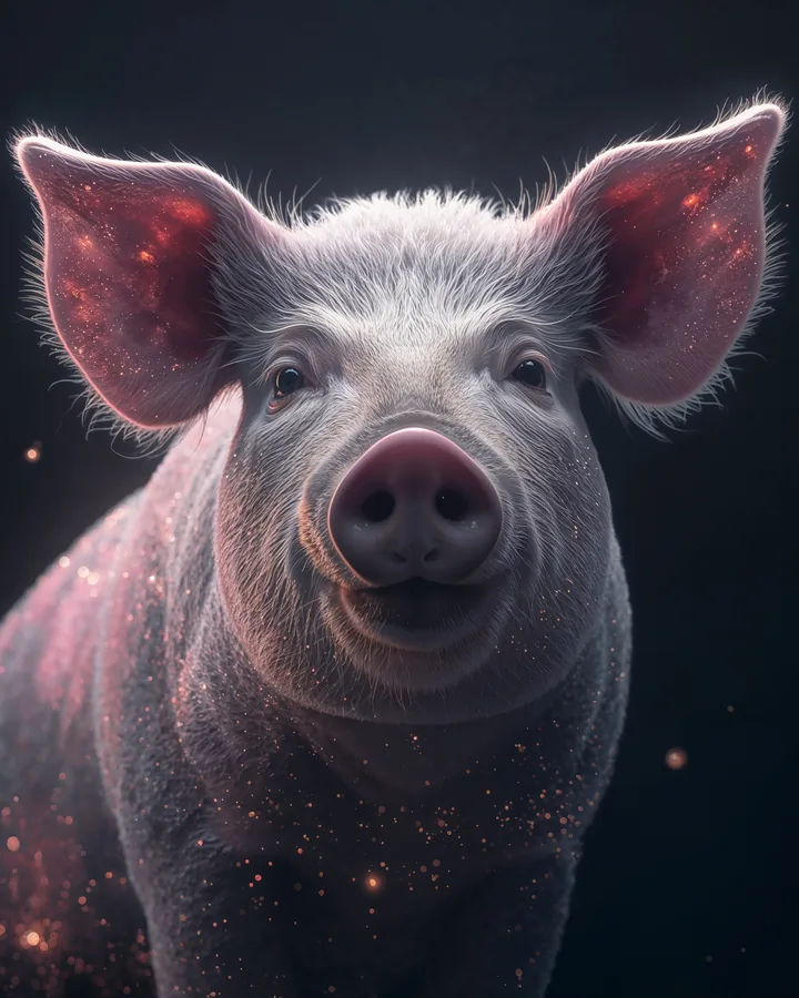 Year of the Pig Chinese Zodiac Art Print — hero design
