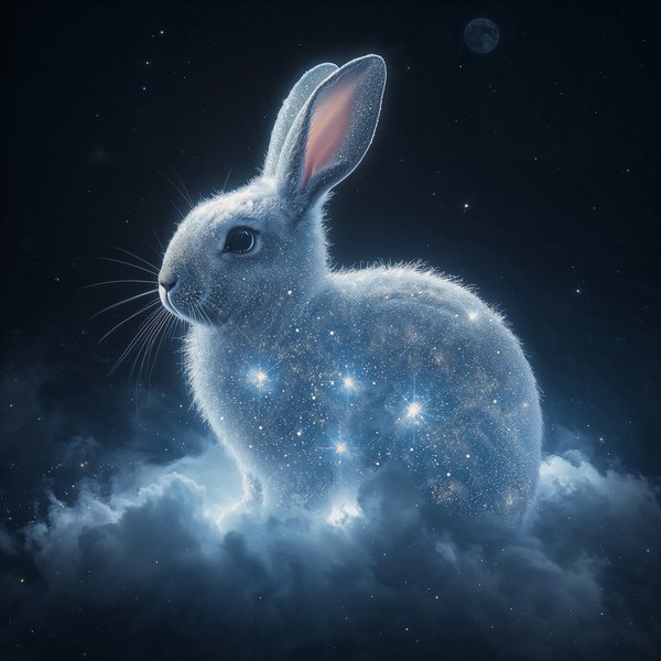 Rabbit Chinese Zodiac Art Print