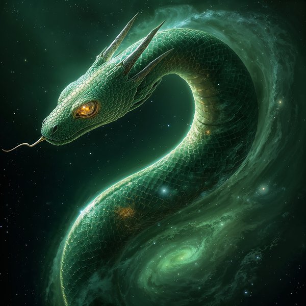 Snake Chinese Zodiac Art Print