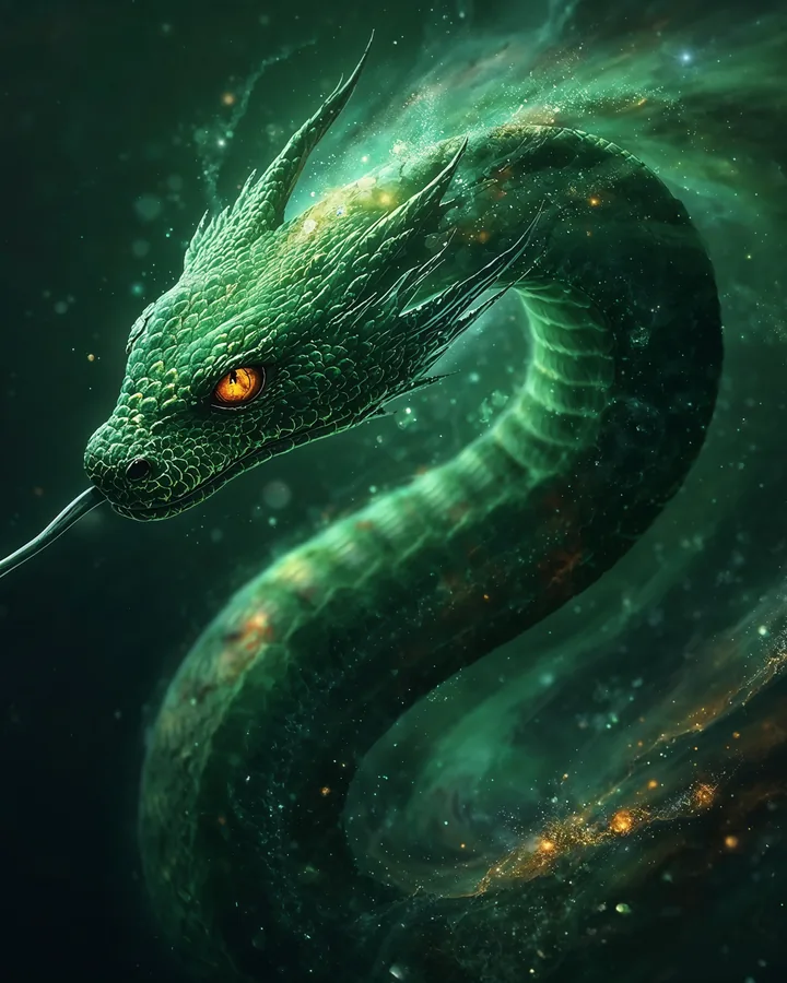 Year of the Snake Chinese Zodiac Art Print — hero design