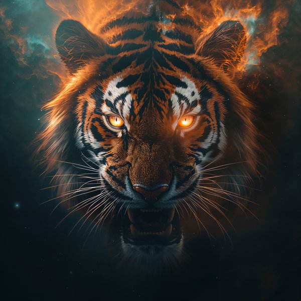 Tiger Chinese Zodiac Art Print