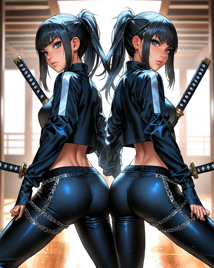 Anime variant 1 — Gemini Zodiac Art Print