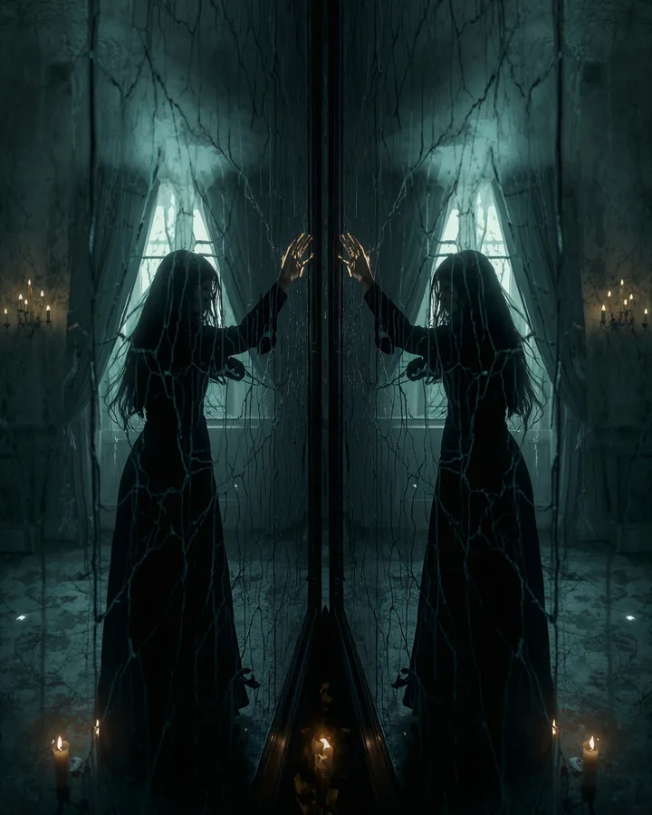 Halloween variant 1 — Gemini Zodiac Art Print