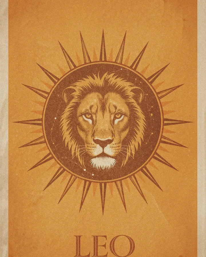 Vintage Posters variant 1 — Leo Zodiac Art Print