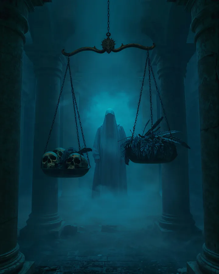 Halloween variant 2 — Libra Zodiac Art Print