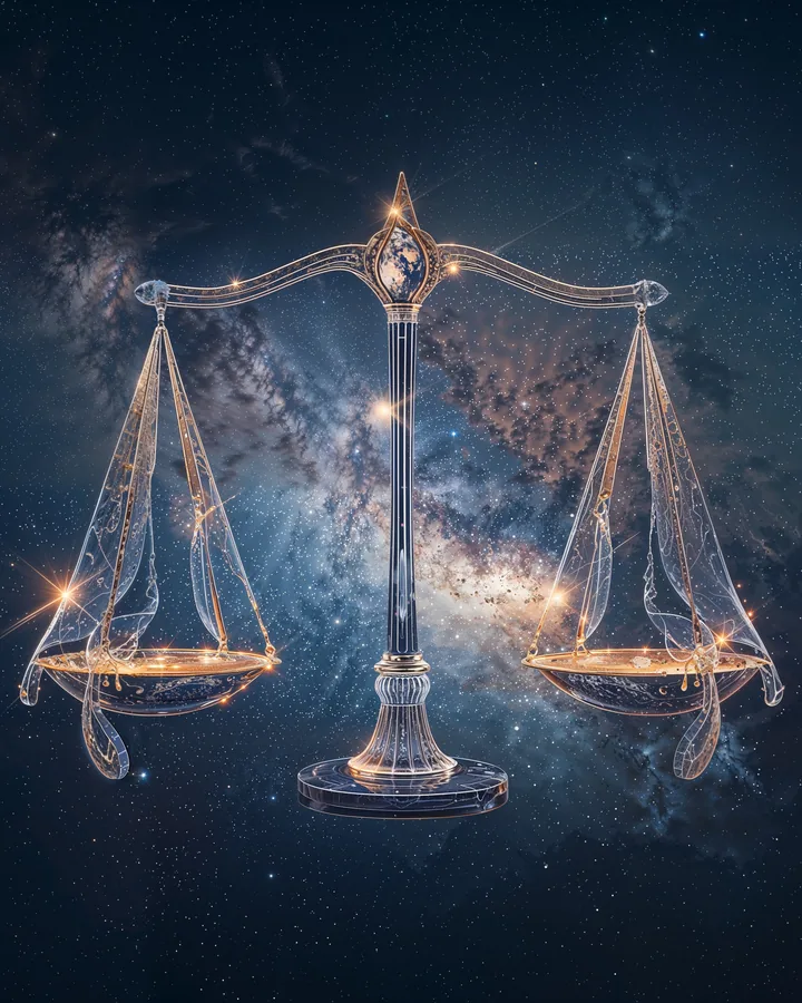 Hyper Realistic variant 2 — Libra Zodiac Art Print
