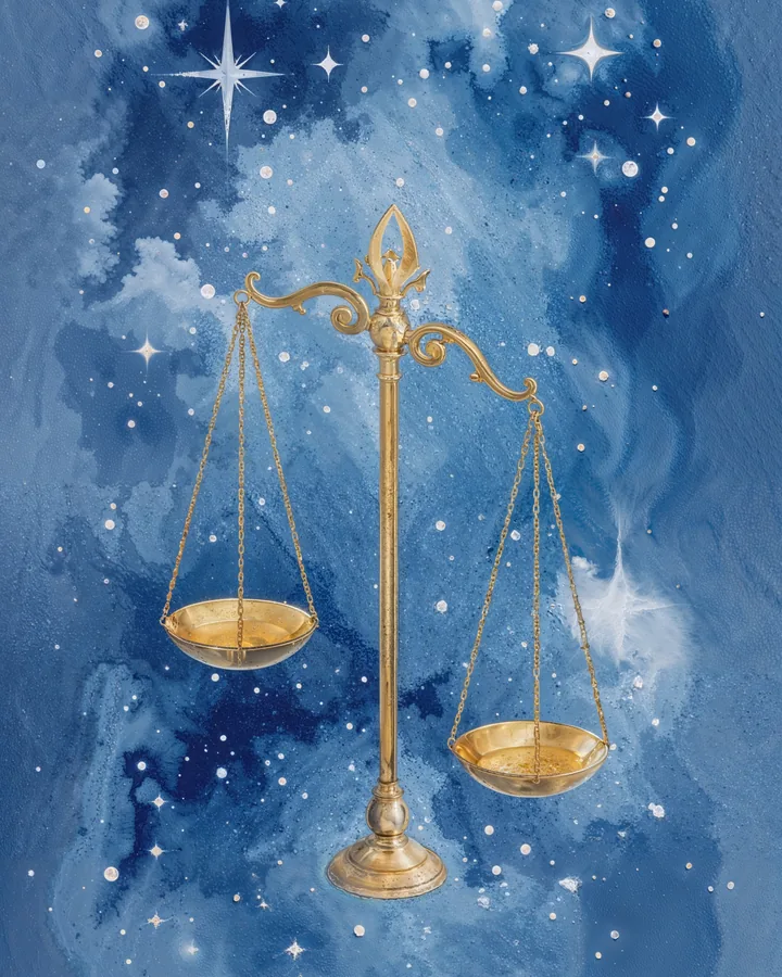 Watercolor 2 variant 1 — Libra Zodiac Art Print