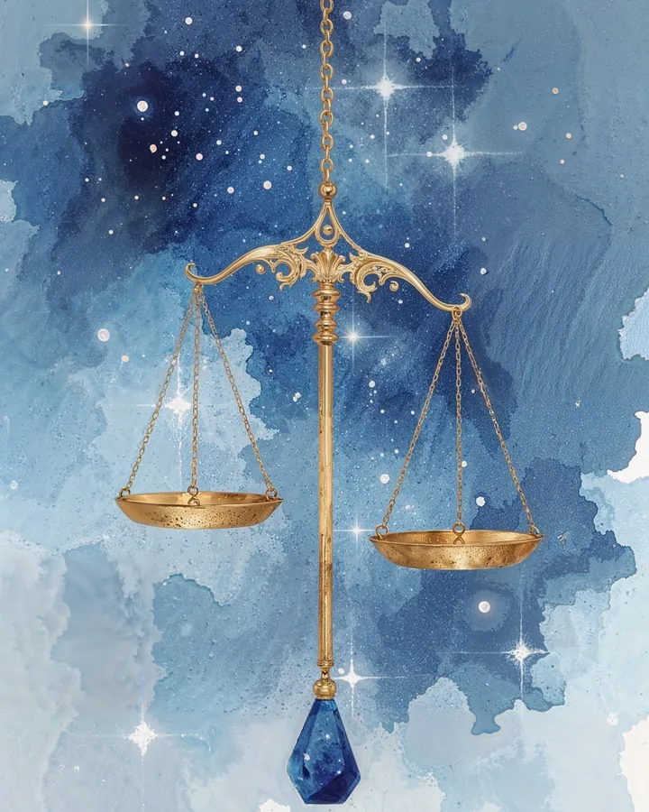 Watercolor 2 variant 2 — Libra Zodiac Art Print