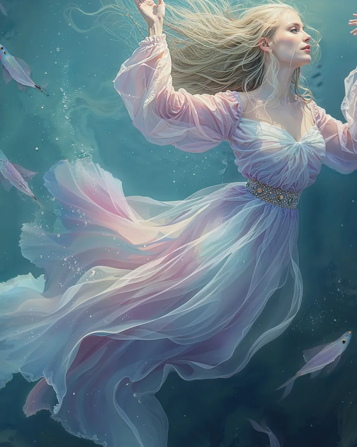 Punk variant 1 — Pisces Zodiac Art Print