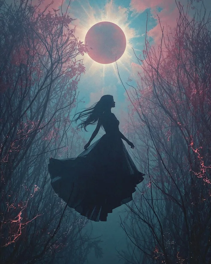 Silhouettes variant 1 — Pisces Zodiac Art Print