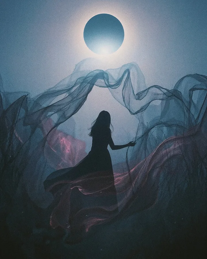 Silhouettes variant 2 — Pisces Zodiac Art Print