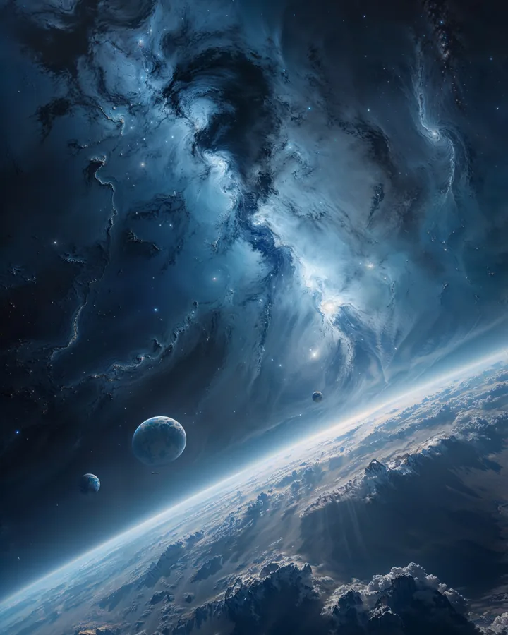 The Lunar Veil variant 2 — Cancer Western Realms art print