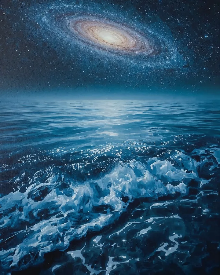 The Tides of the Universe variant 1 — Cancer Western Realms art print