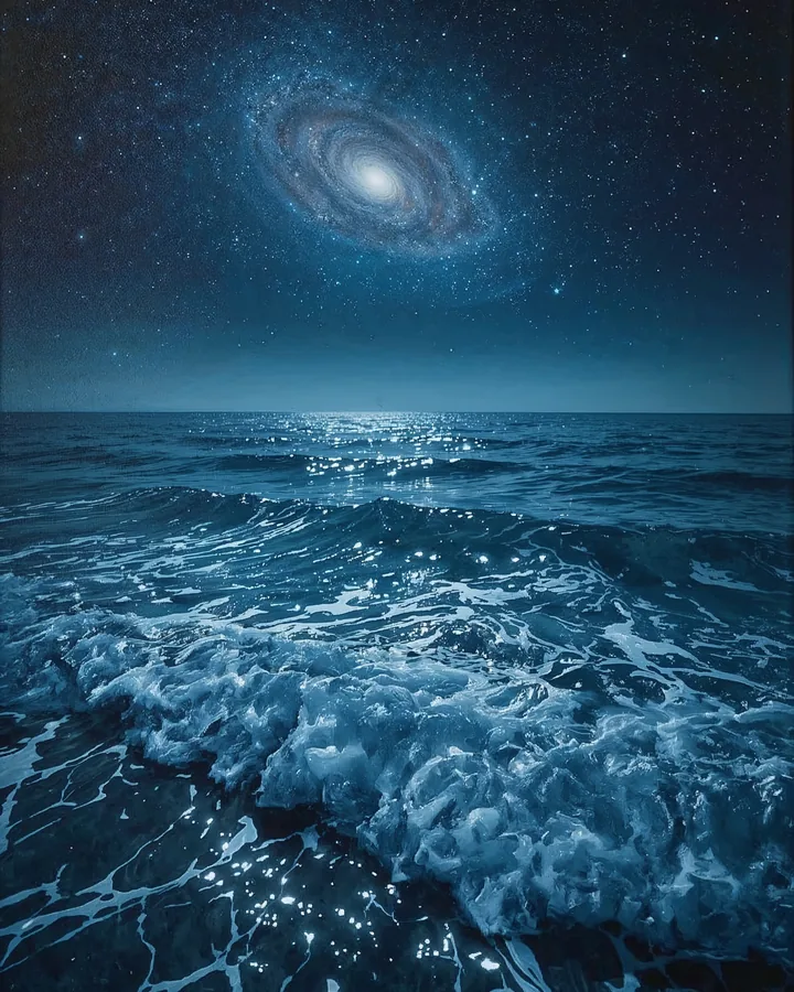 The Tides of the Universe variant 2 — Cancer Western Realms art print