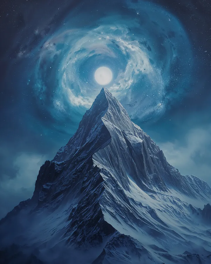 The Cosmic Summit variant 2 — Capricorn Western Realms art print