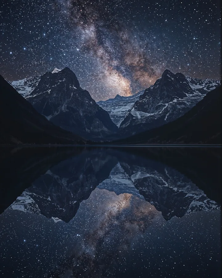 Reflections Between Worlds variant 1 — Gemini Western Realms art print