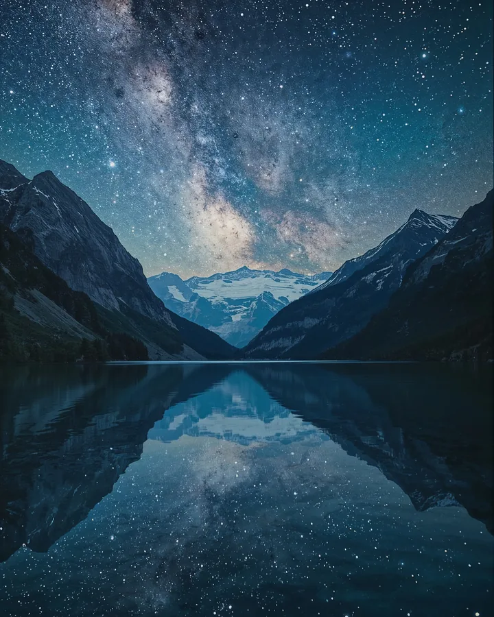 Reflections Between Worlds variant 2 — Gemini Western Realms art print