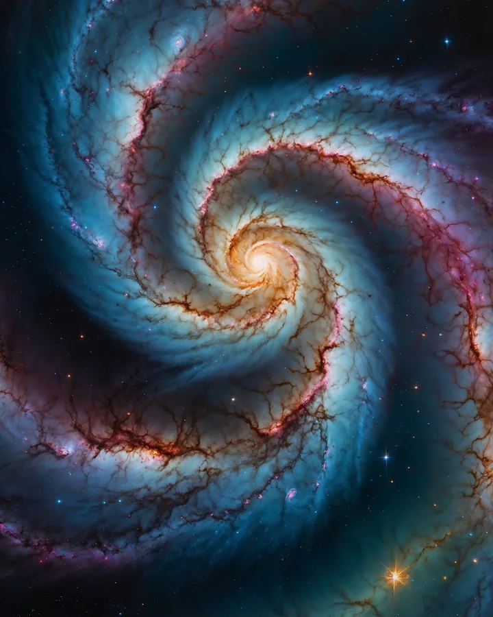The Mirrored Spiral variant 2 — Gemini Western Realms art print