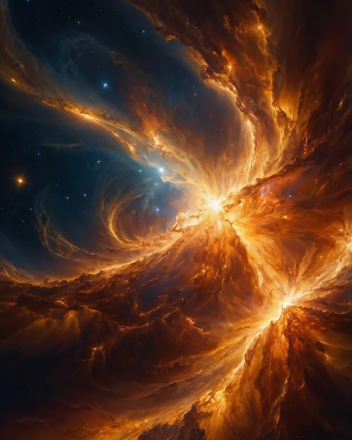 The Solar Eruption variant 1 — Leo Western Realms art print