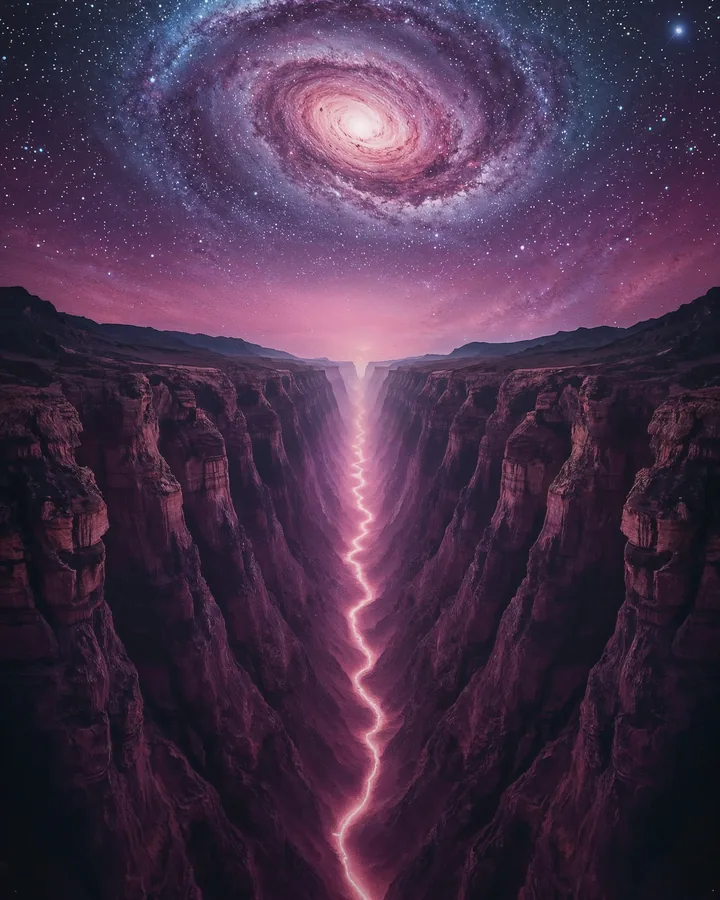 Balance of Light and Void variant 2 — Libra Western Realms art print