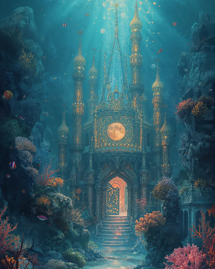 The Dreamweave Ocean variant 2 — Pisces Western Realms art print
