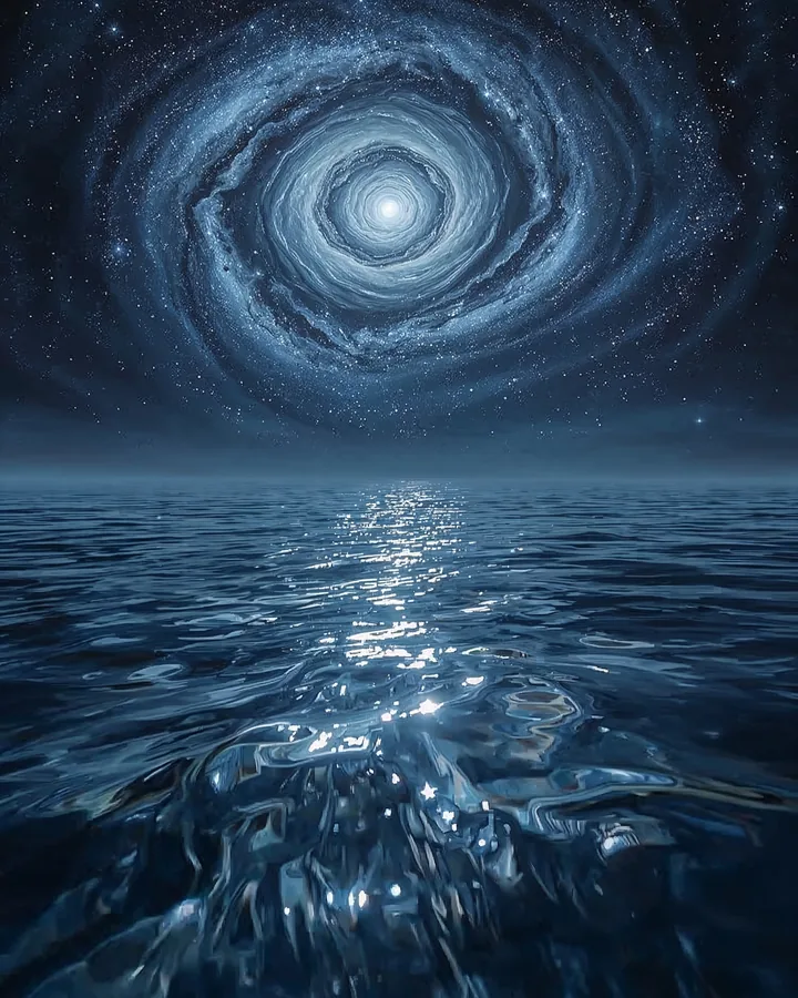The Sea of Galaxies variant 1 — Pisces Western Realms art print