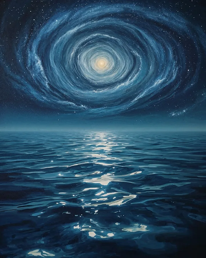 The Sea of Galaxies variant 2 — Pisces Western Realms art print