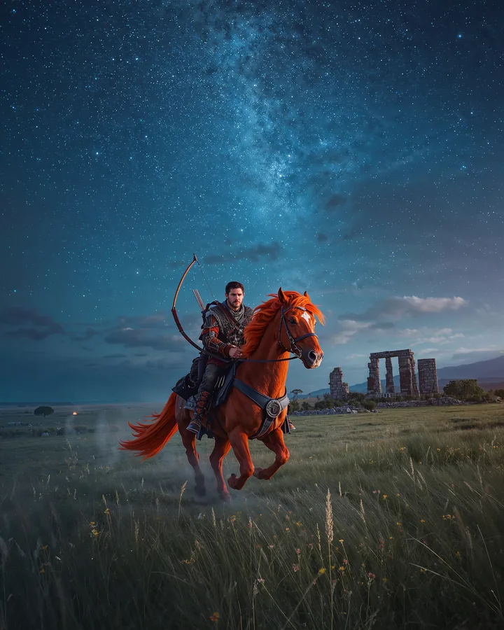 The Horizon Expanse variant 2 — Sagittarius Western Realms art print