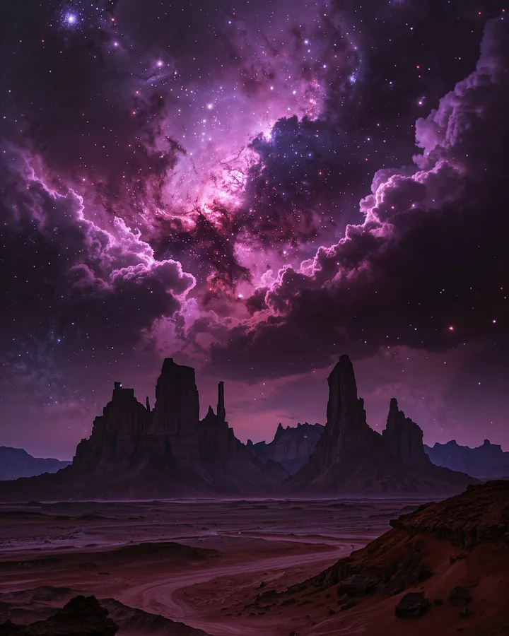 The Plasma Dunes variant 1 — Scorpio Western Realms art print