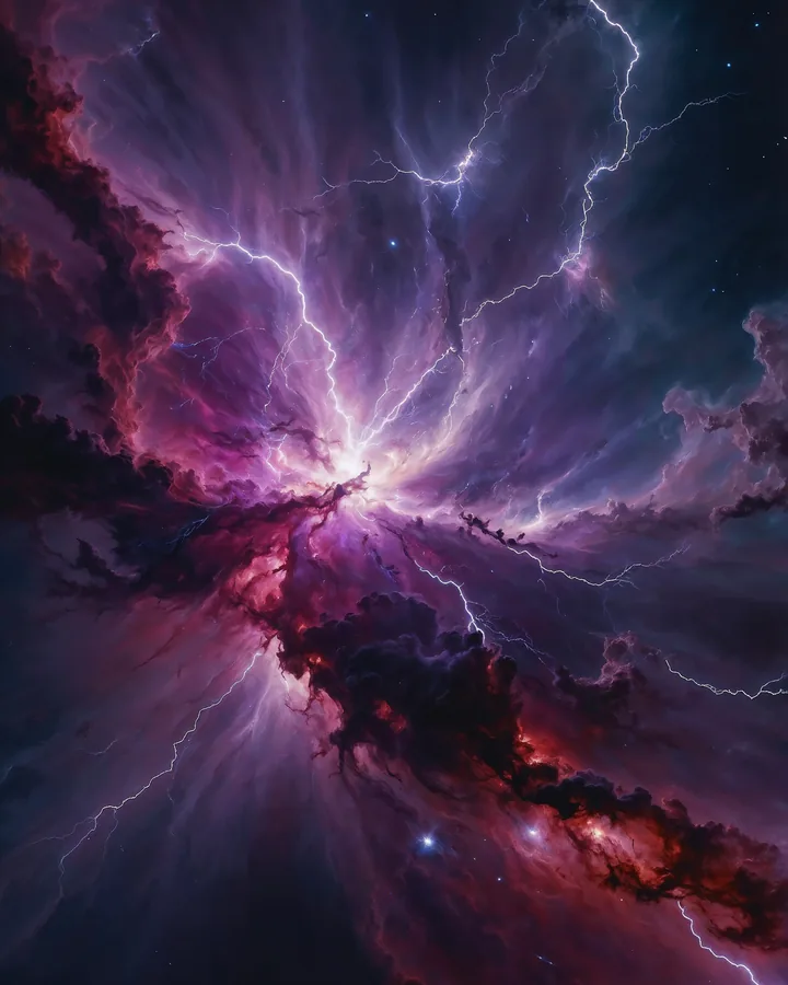 The Violet Storm variant 1 — Scorpio Western Realms art print