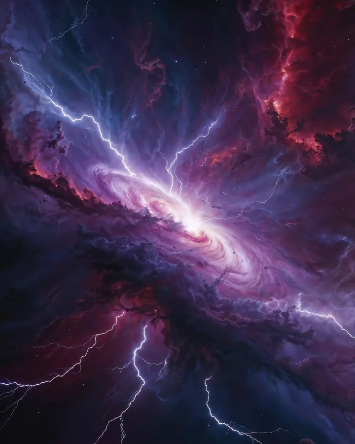 The Violet Storm variant 2 — Scorpio Western Realms art print