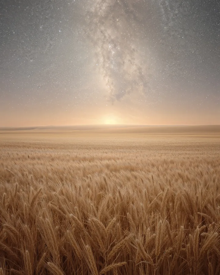 The Starlit Fields variant 1 — Virgo Western Realms art print