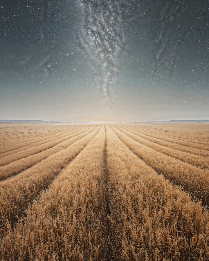 The Starlit Fields variant 2 — Virgo Western Realms art print