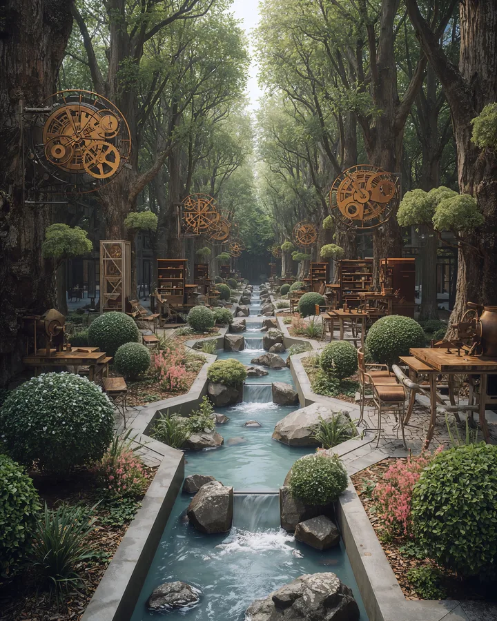 The Verdant Workshop variant 2 — Virgo Western Realms art print